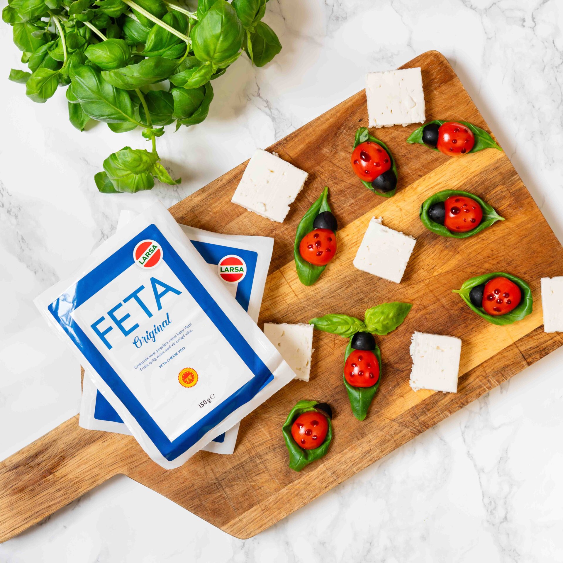 Caprese med fetaost